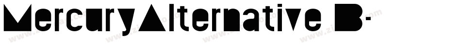 MercuryAlternative B字体转换